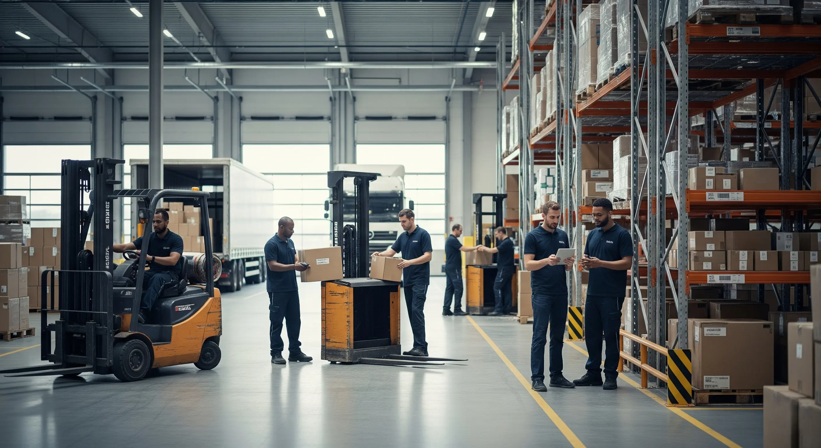BulkNest warehouse team working efficiently in modern fulfillment center